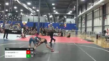 74 lbs Rr Rnd 5 - Dalton Komperda, Missouri Avengers vs Braeden Hamill, Pinning Down Autism