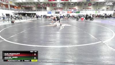 157 lbs Cons. Round 2 - Alec McDoulett, Oklahoma City vs Austen James, Westminster