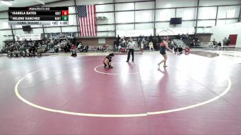 170 lbs Cons. Round 1 - Selene Sanchez, Manti vs Isabela Bates, Grantsville