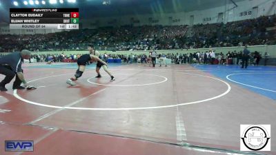 130 lbs Round Of 64 - Clayton Eudaily, Tonkawa vs Elijah Whitley, Southmoore SaberCats Wrestling