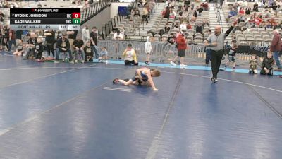 67 lbs Quarters - Kade Walker, Diamondville Wrestling Club vs Ryddik Johnson, Eastern Oregon Elite
