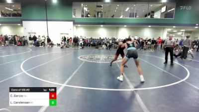 126 lbs Consi Of 128 #2 - Christian Garcia, CA vs Logan Carstensen, MI