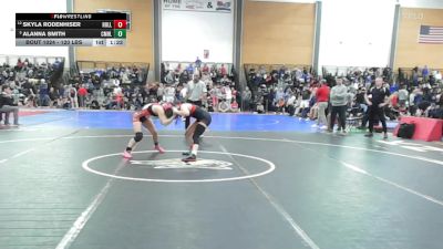 120 lbs Round Of 16 - Skyla Rodenhiser, Holliston vs Alanna Smith, Camden Hills