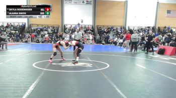 120 lbs Round Of 16 - Skyla Rodenhiser, Holliston vs Alanna Smith, Camden Hills