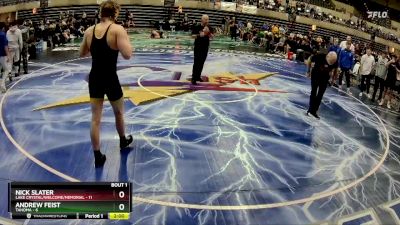 189 lbs Round 1 (4 Team) - Andrew Feist, Tahoma vs Nick Slater, Lake Crystal/Welcome/Memorial