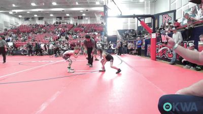 49 lbs Rr Rnd 1 - Ember Shelton, Team Tulsa Wrestling Club vs Canyon Lies, Derby Wrestling Club