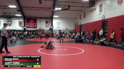 Round 2 - Garryt Weber, Keokuk Kids Wrestling Club vs Declan Smith, Smith Kids