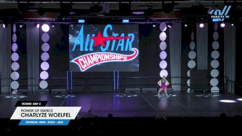 Power of Dance - Charlyze Woelfel [2025 Mini - Solo - Jazz Day 2] 2025 ASCS Dance Grand Nationals & Cheer Showdown