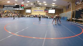 197 lbs 1st Place Match - Trenton Blomquist, Embry-Riddle (Ariz.) vs Diego Morales, Menlo