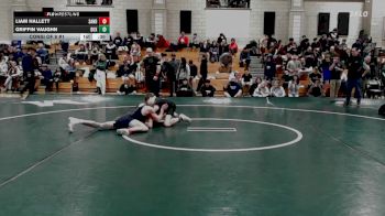 132 lbs Consi Of 8 #1 - Liam Hallett, Sandwich vs Griffin Vaughn, Duxbury