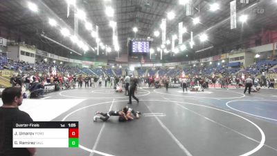 65 lbs Quarterfinal - Jamshed Umarov, Pomona Elite vs Greyson Ramirez, Valley Bad Boys