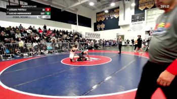 144 lbs Cons. Round 1 - Logan Pistilli, Huntington Beach vs Lucas Hernandez, Santiago (Corona)