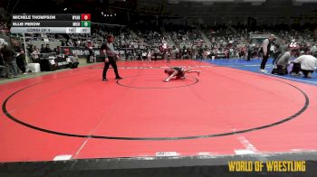 60 lbs Consi Of 4 - Michele Thompson, Wyandotte Youth Wrestling vs Ellie Perow, Michigan Premier Wrestling Club