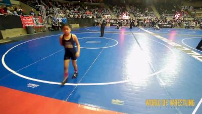 65 lbs Consi Of 16 #2 - Jetzabel Nava, Top Dog Wrestling Club vs Luci Miles, Fort Scott Kids Wrestling