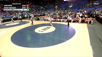 106 lbs Semis & 1st Wrestleback (8 Team) - Myles Hartzler, Mahomet (M.-Seymour) vs Sage Davis, Washington