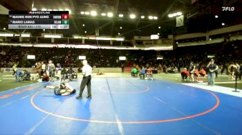 175 lbs Champ. Round 2 - Maung Hun Pyo Aung, Kent Meridian vs Mario Lamas, Selah