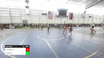 123 lbs Quarterfinal - David Arzate, Riverside Rascals vs Dallas Rios, No Team