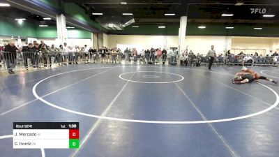 150 lbs Consi Of 32 #1 - Justyce Dale Mercado, HI vs Chase Hontz, PA