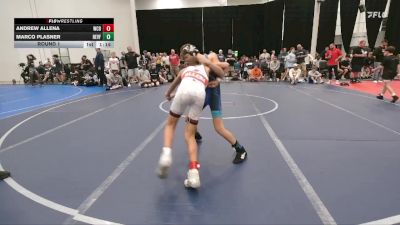 84 lbs Round 1 - Andrew Allena, Wrecking Crew Black vs Marco Plasner, Revival Freeze
