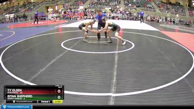 147 lbs Semis (4 Team) - Ty Olsen, Philomath vs Eitan Shepherd, North Marion