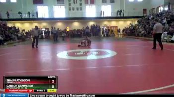 170 lbs Semifinals (8 Team) - Carson Kammerer, Cape Henlopen H S vs Shaun Atkinson, Smyrna H S