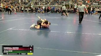 95 lbs Cons. Round 2 - Ryan Rose, DC Elite vs Marshall Waters, Greater Heights Wrestling