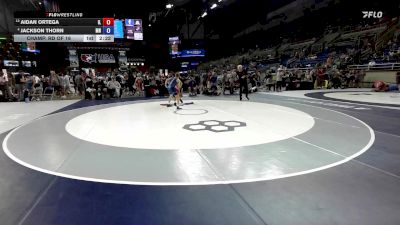100 lbs Champ. Rd Of 16 - Aidan Ortega, IL vs Jackson Thorn, MN
