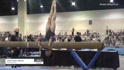 Jolyn Sicat Valeros - Beam, Sokol Elite #147 - 2021 USA Gymnastics Development Program National Championships