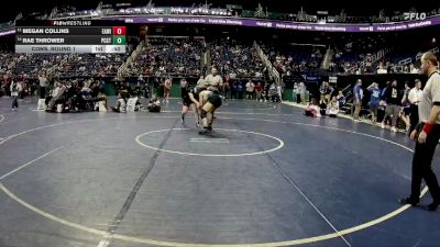 165 lbs Cons. Round 1 - Rae Thrower, Pinecrest vs Megan Collins, East Wilkes 