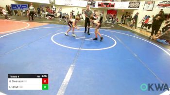 80 lbs Rr Rnd 4 - Hayden Swanson, Gentry Youth Wrestling vs Tracer Mead, Eufaula Ironheads Wrestling Club