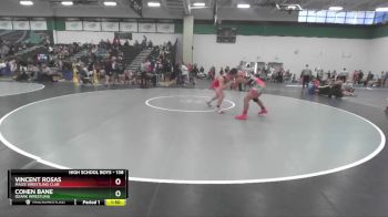 138 lbs Cons. Round 5 - Vincent Rosas, Maize Wrestling Club vs Cohen Bane, Ozark Wrestling