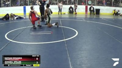 119 lbs Semifinal - Nathan Edwards, Chippewa Hills Youth vs Donnell Spiller, Dream Team Performance