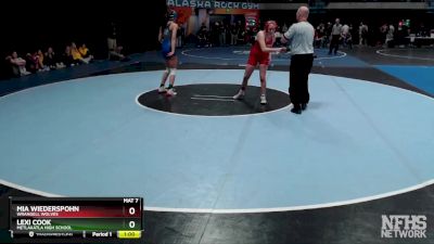 152G Cons. Semi - Lexi Cook, Metlakatla High School vs Mia Wiederspohn, Wrangell Wolves