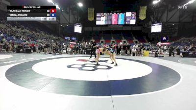 155 lbs Cons. Semis - Matilda Hruby, CO vs Julia Araujo, ND