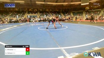 112 lbs Consi Of 4 - Cooper Wheeler, Owasso Takedown Club vs Aaden Dotson, Claremore Wrestling Club