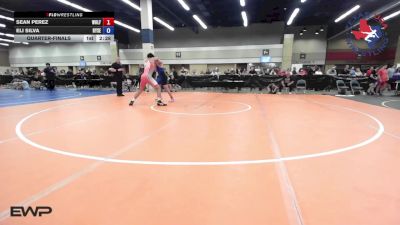 175 lbs Quarterfinal - Sean Perez, Wolf Pack Wrestling TX vs Eli Silva, Ryse Wrestling Club