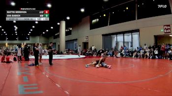155 lbs Semis & 3rd Wb (16 Team) - Ava Babich, NC National Team vs Mattie Mendoza, AR-15 Pink