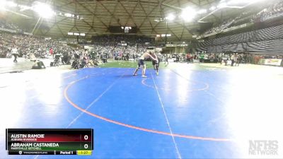 3A 285 lbs Champ. Round 2 - Abraham Castaneda, Marysville Getchell vs Austin Ramoie, Auburn Riverside