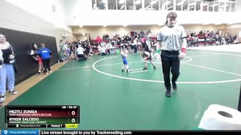 43-47 lbs Round 2 - Ryker Salcedo, Punisher Wrestling Company vs Meztli Zuniga, Team Aggression Wrestling Club