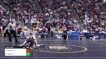 114 lbs Semifinal - Dalton Wenner, Cranberry vs Will Detar, Trinity (3)