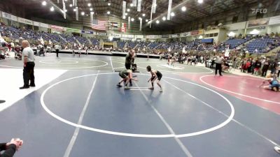 81 lbs Consi Of 4 - Logan Aragon, Wolfpack vs Kolson Thurmon, High Kaliber