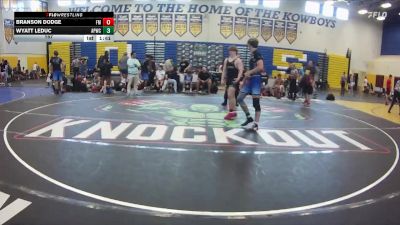 157 lbs Champ Round 1 (16 Team) - Wyatt Leduc, Applied Pressure WC vs Branson Dodge, Funky Monkey