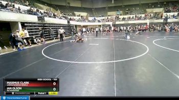 103 lbs Quarterfinal - Ian Olson, No Nonsense vs Maximus Clark, Laona/Wabeno Rebels