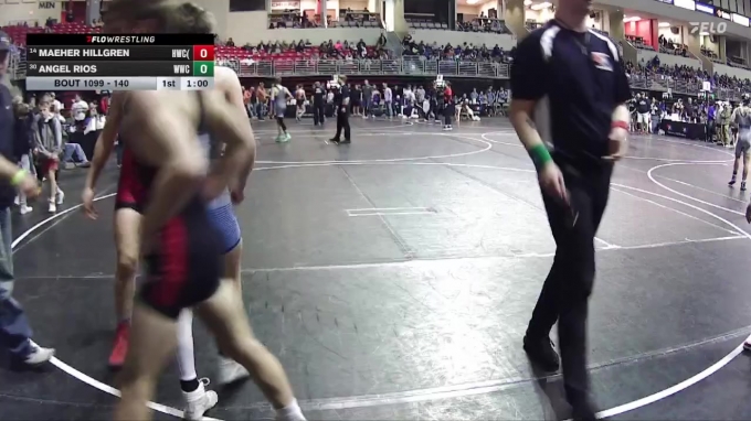140 lbs Cons. Round 1 - Angel Rios, Wrestling With Character vs Maeher ...
