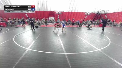 113 lbs Cons. Rd Of 32 - Daniel Rodriguez, Mat Rats vs Troy Davis, MWC