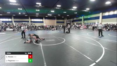 120 lbs Consi Of 64 #1 - Cazden Moses, Independant vs Jason Paganos, Pounders WC