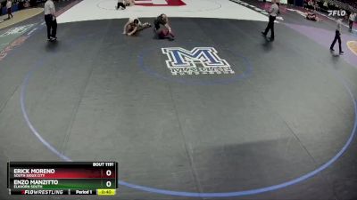 Cons. Round 1 - Erick Moreno, South Sioux City vs Enzo Manzitto, Elkhorn South