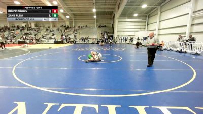120 lbs Round Of 128 - Bryce Brown, RI vs Zane Flem, NJ
