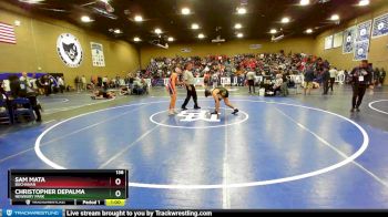 138 lbs Cons. Round 2 - Christopher Depalma, Newbury Park vs Sam Mata, Buchanan