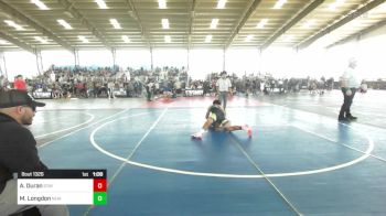 123 lbs Quarterfinal - Alec Duran, Stay Sharp vs Matthew Longdon, New Mexico Bad Boyz